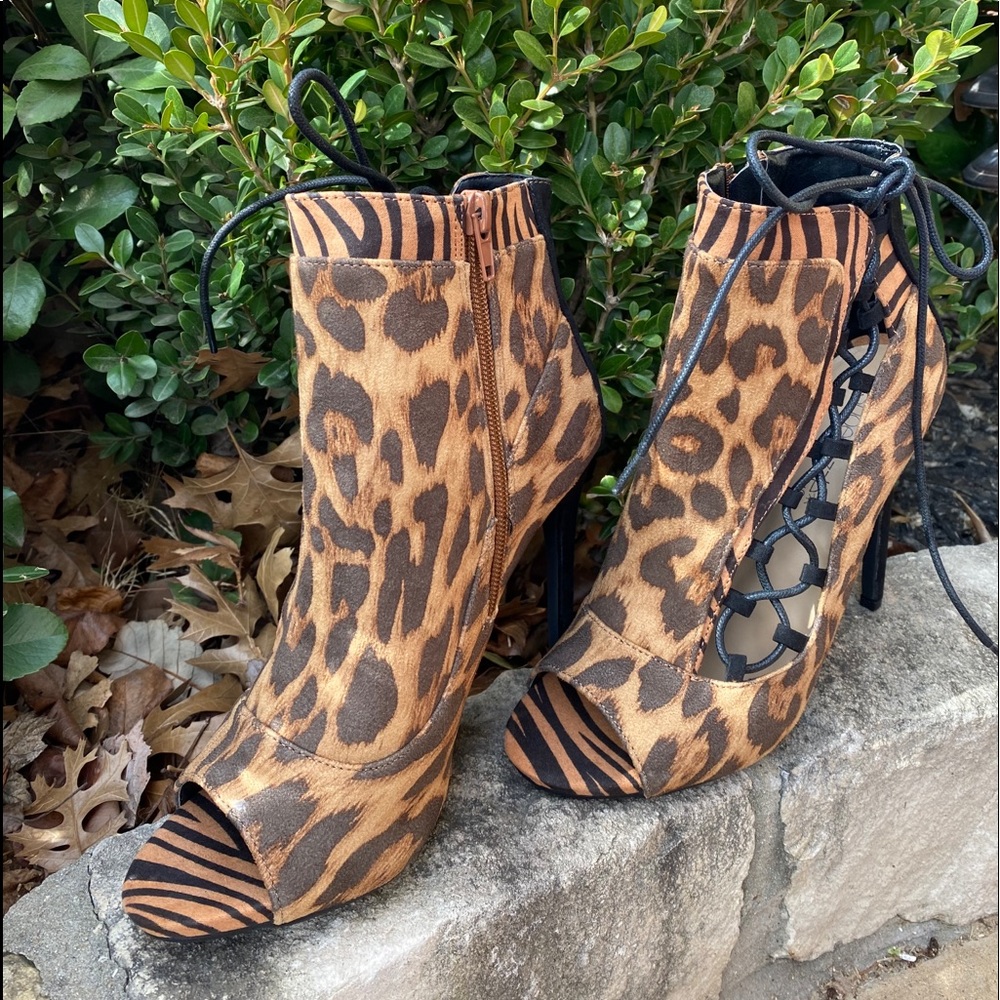 Leopard Booties 6.5